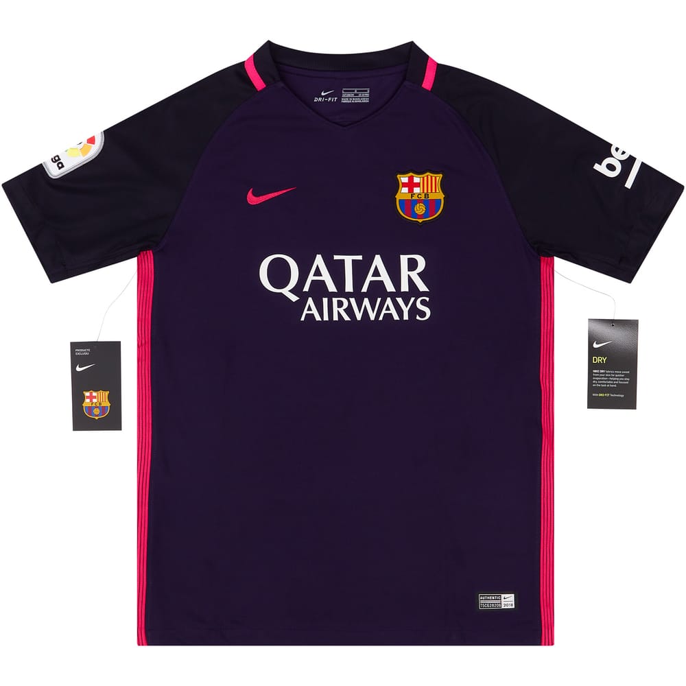 2016-17 Barcelona Away Shirt (KIDS)