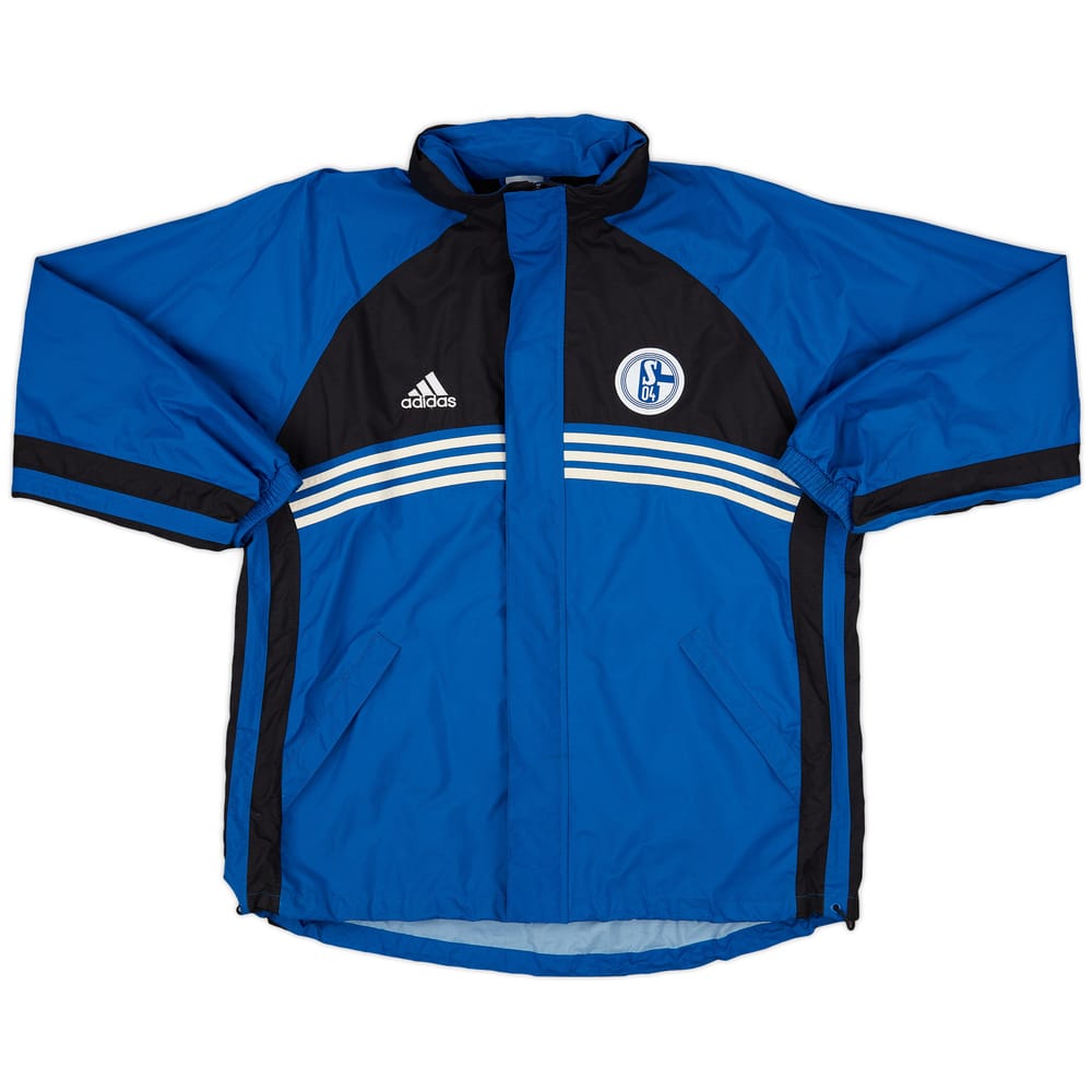 1996-97 Schalke adidas Hooded Rain Jacket - 5/10 - (XL)
