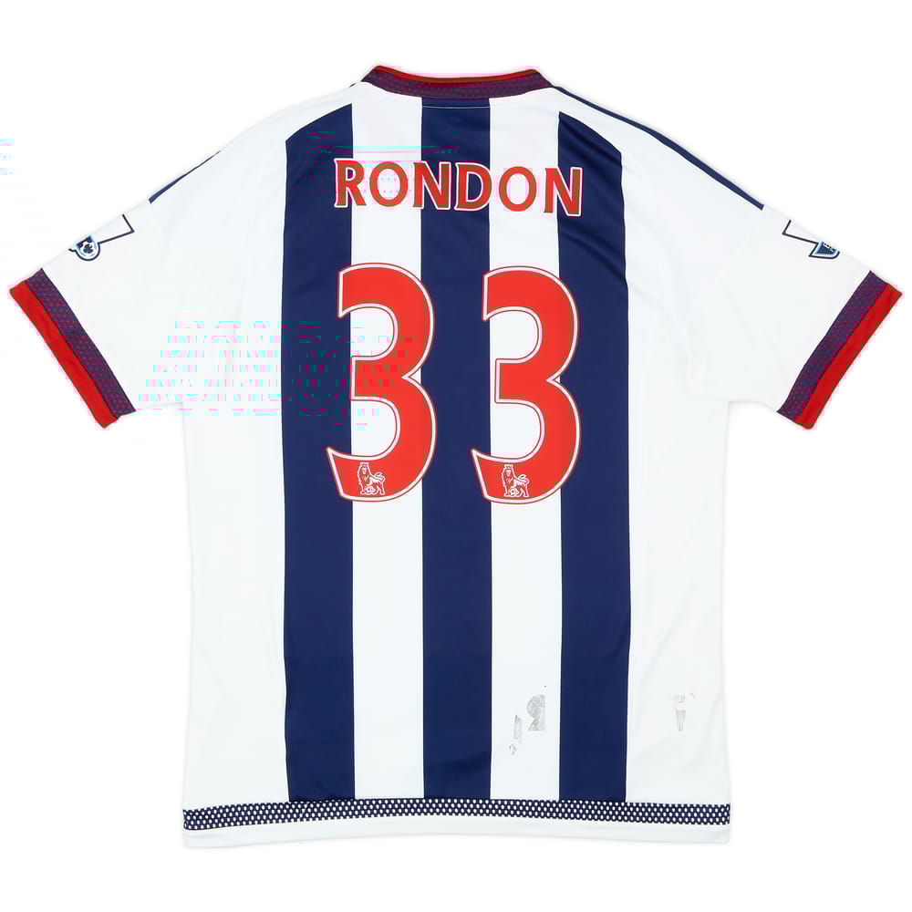 2015-16 West Brom Home Shirt Rondon #33 - 5/10 - (M)