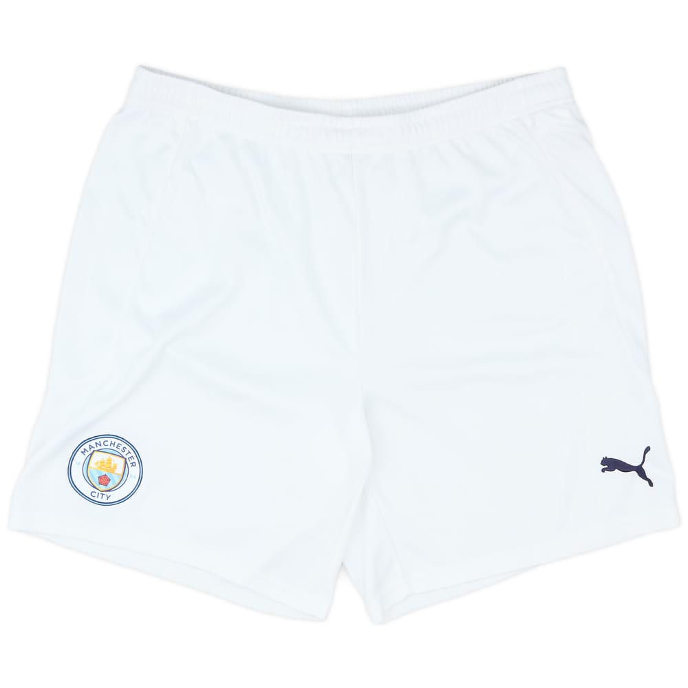 2020-21 Manchester City Home Shorts - 9/10 - (XL)