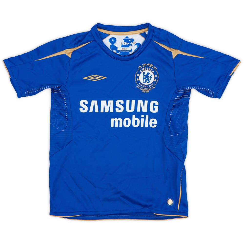 2005-06 Chelsea Centenary Home Shirt - 8/10 - (6-7 Years)