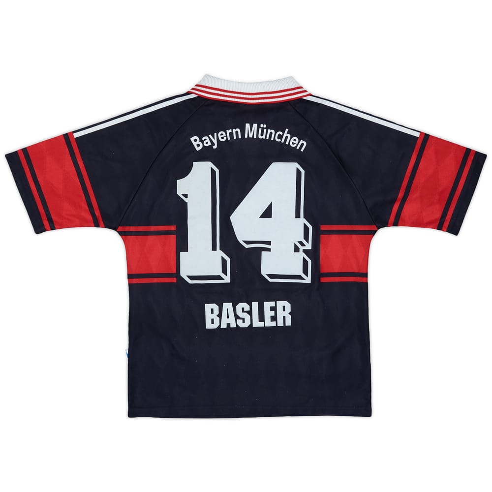 1997-99 Bayern Munich Home Shirt Basler #14 - 8/10 - (XL.Boys)