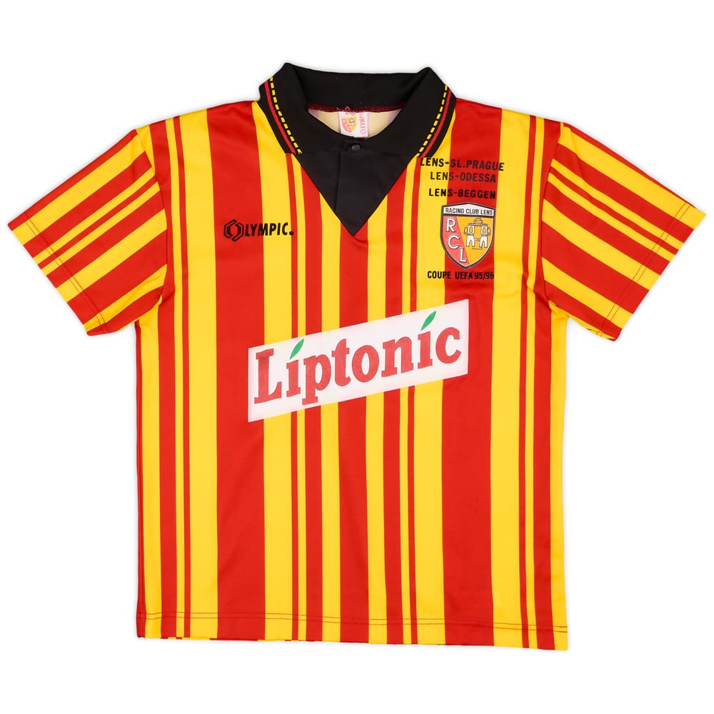 1995-96 Lens 'Coupe UEFA 95/96' Home Shirt - 8/10 - (M)