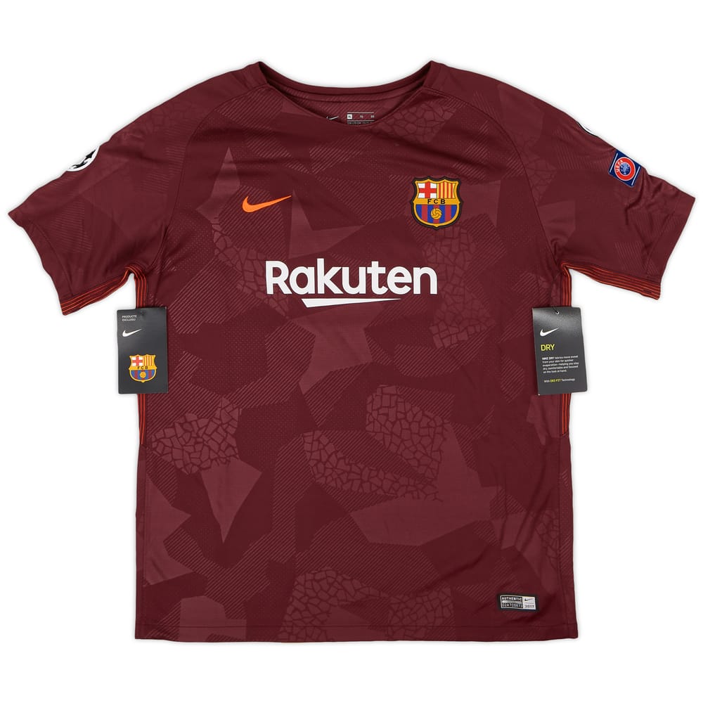 2017-18 Barcelona Third Shirt (XL.Boys)
