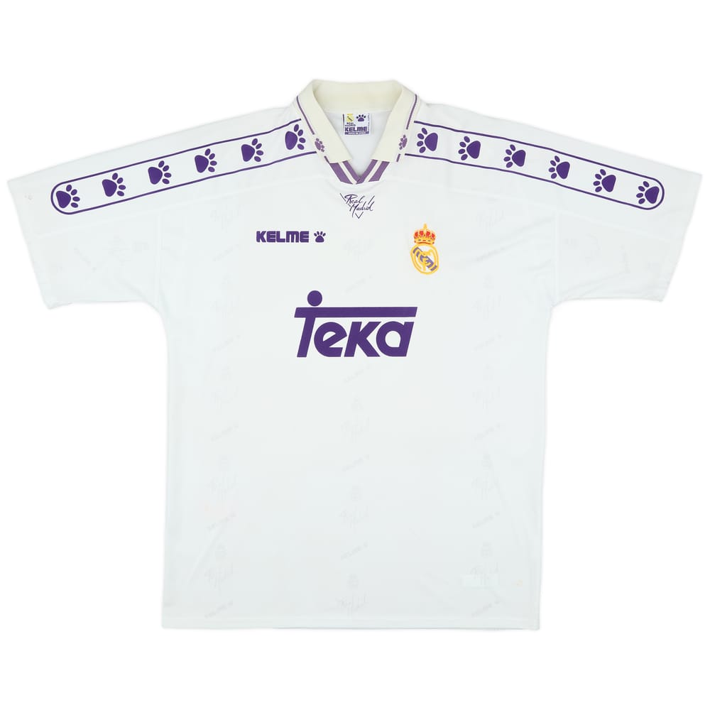 1994-96 Real Madrid Home Shirt - 5/10 - (XL)