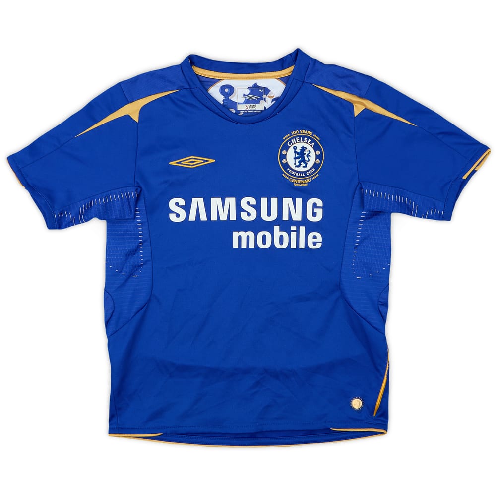 2005-06 Chelsea Centenary Home Shirt - 8/10 - (M.Boys)