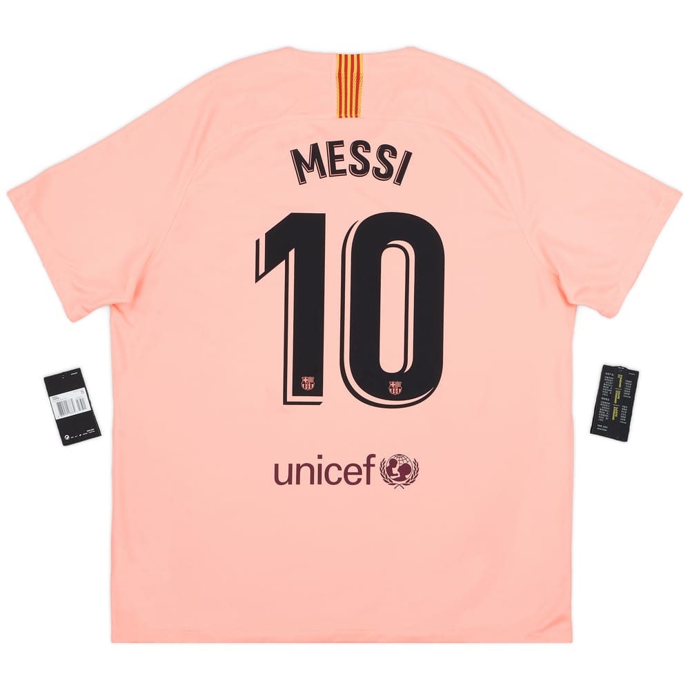 2018-19 Barcelona Third Shirt Messi #10 (XXL)