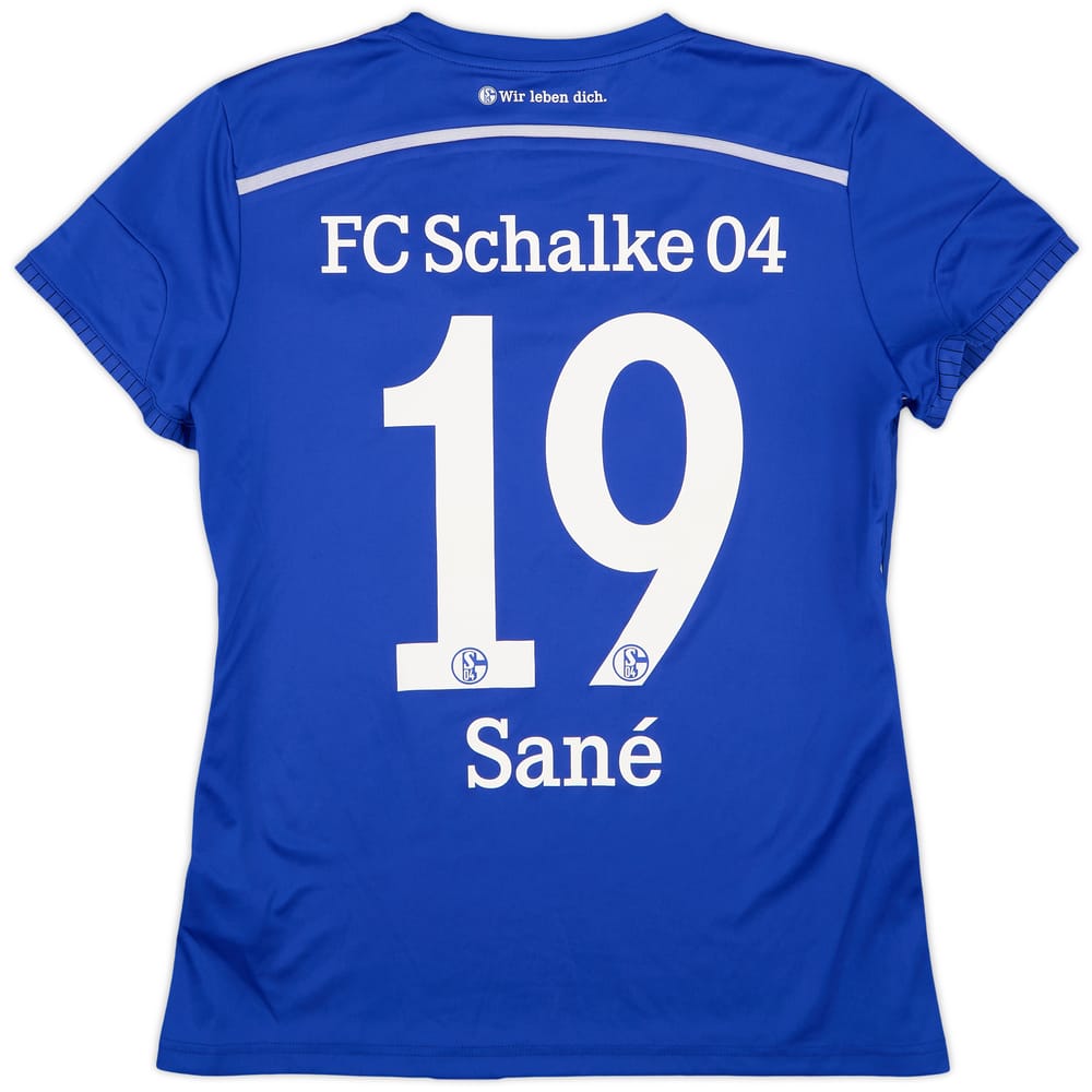 2014-16 Schalke Home Shirt Sane #10 - 9/10 - (Women's XL)