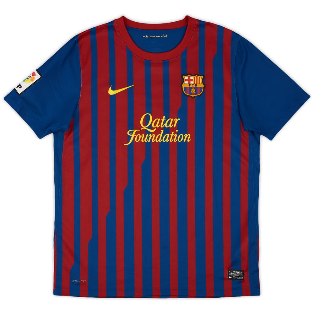 2011-12 Barcelona Home Shirt - 8/10 - (XL.Boys)