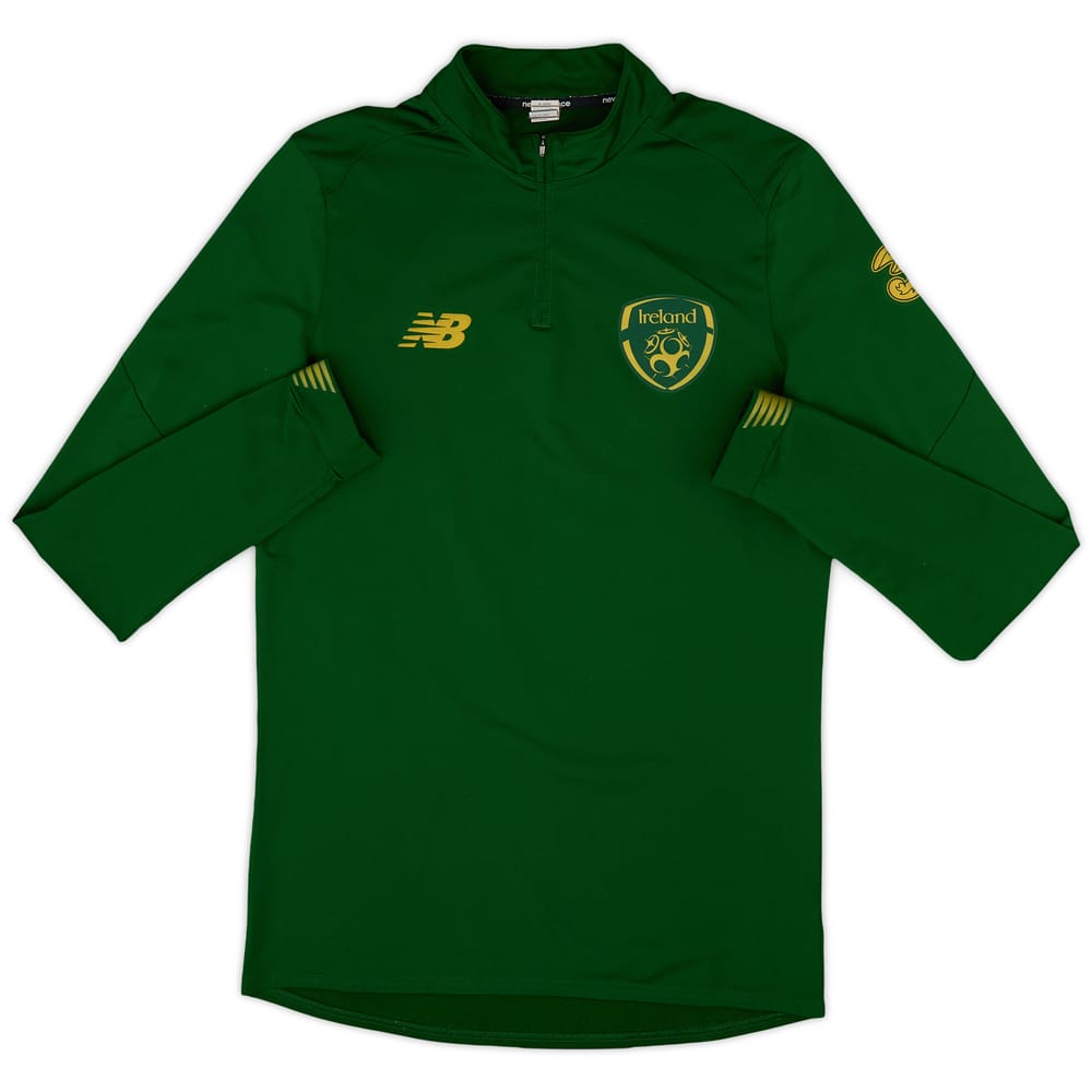 2017-18 Ireland New Balance 1/4 Zip Training Top - 9/10 - (M)