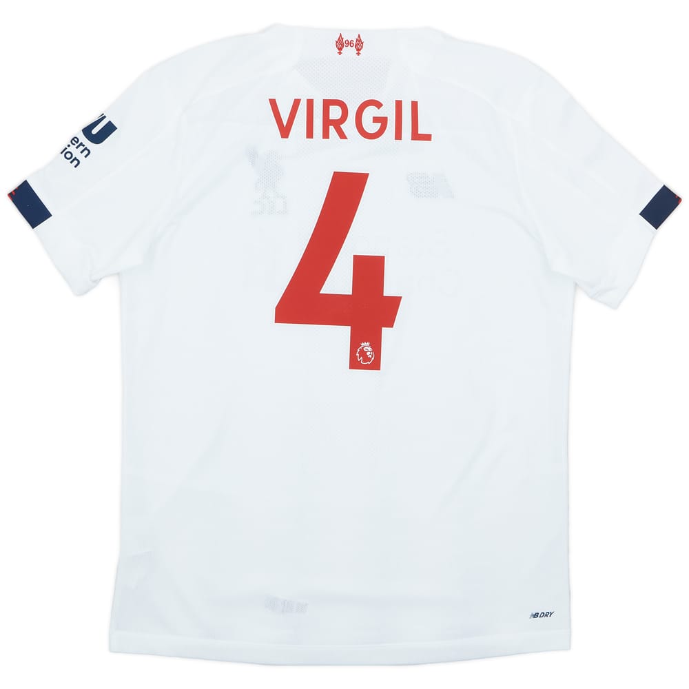 2019-20 Liverpool Away Shirt Virgil #4 - 8/10 - (M)