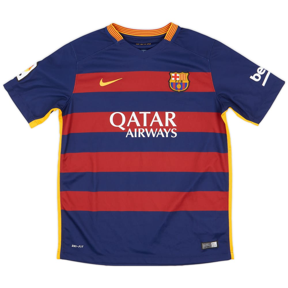 2015-16 Barcelona Home Shirt - 7/10 - (XL.Boys)