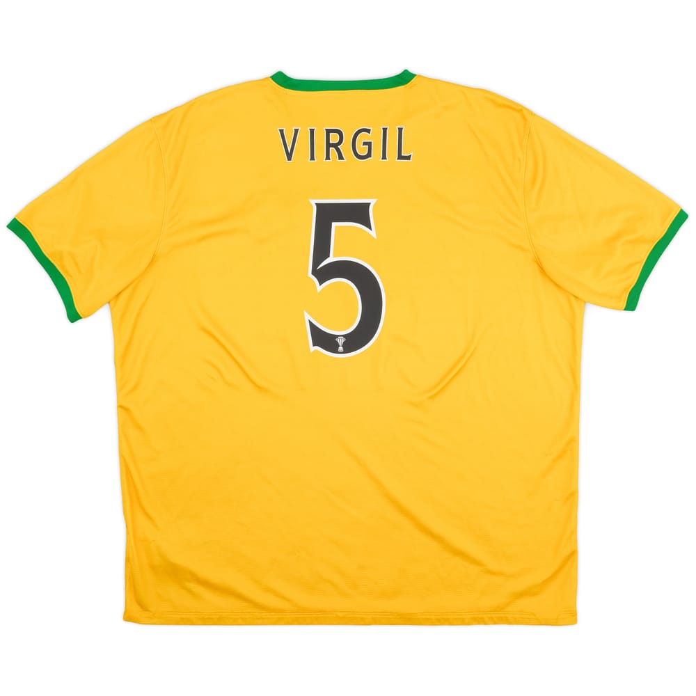2013-14 Celtic Away Shirt Virgil #5 - 6/10 - (XXL)