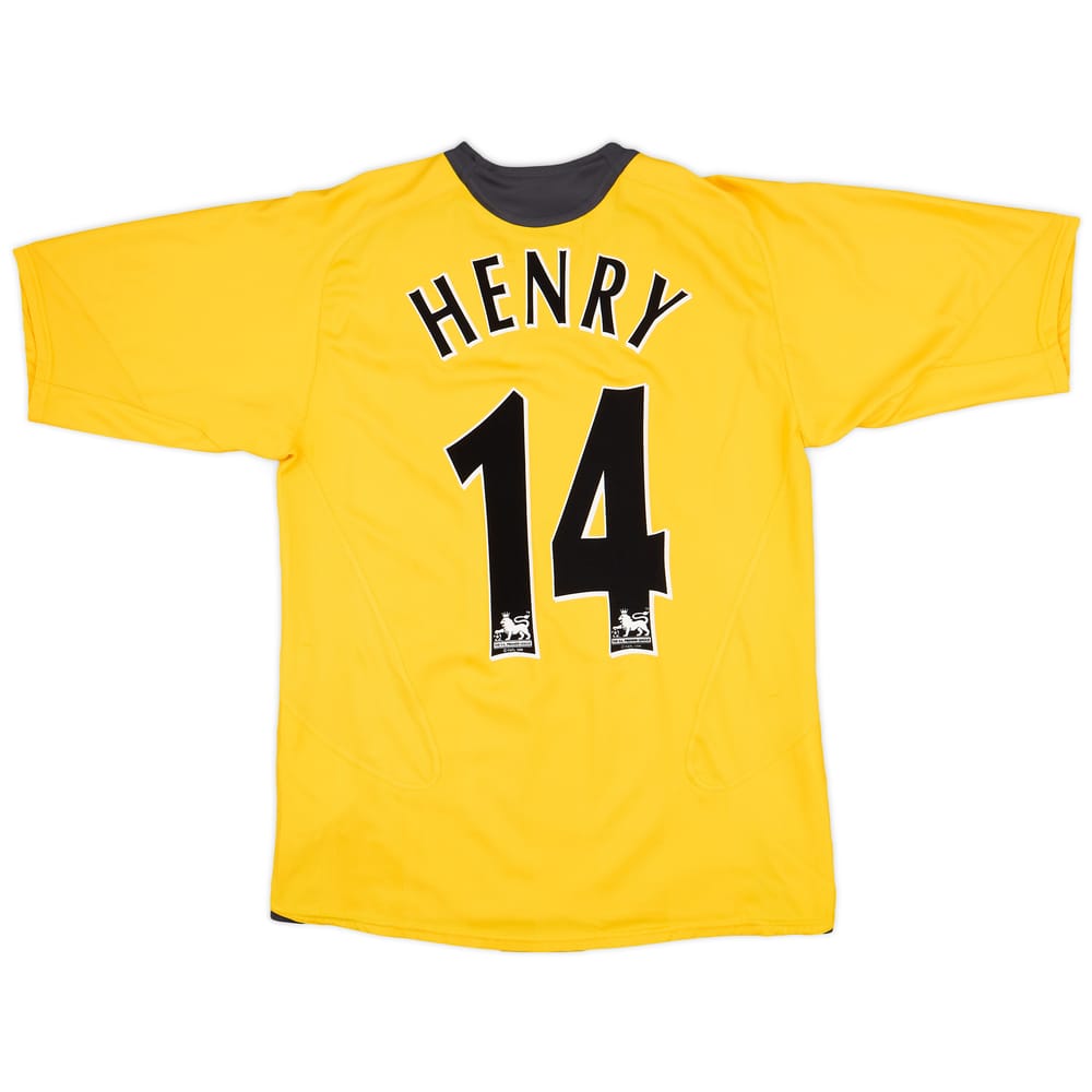 2005-06 Arsenal Away Shirt Henry #14 - 6/10 - (M)
