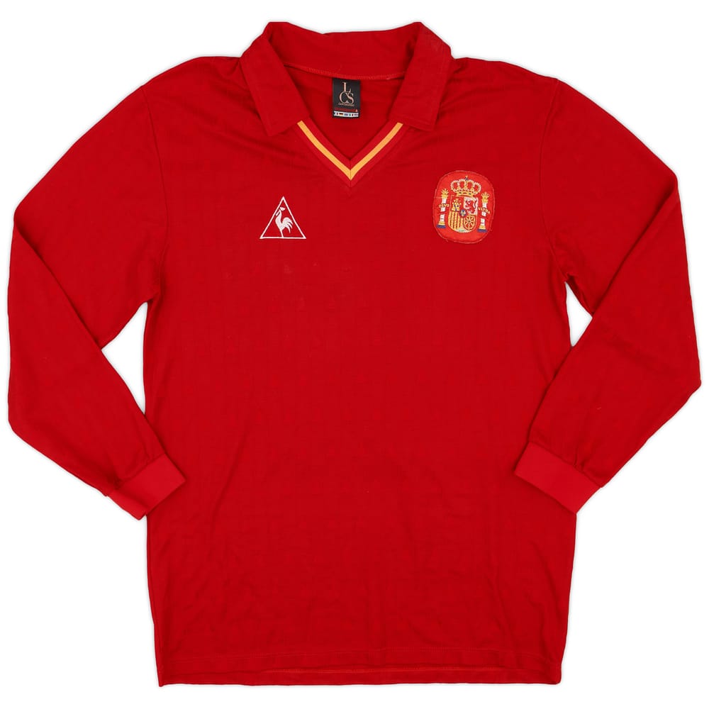 1988-90 Spain Match Issue Home Shirt #12