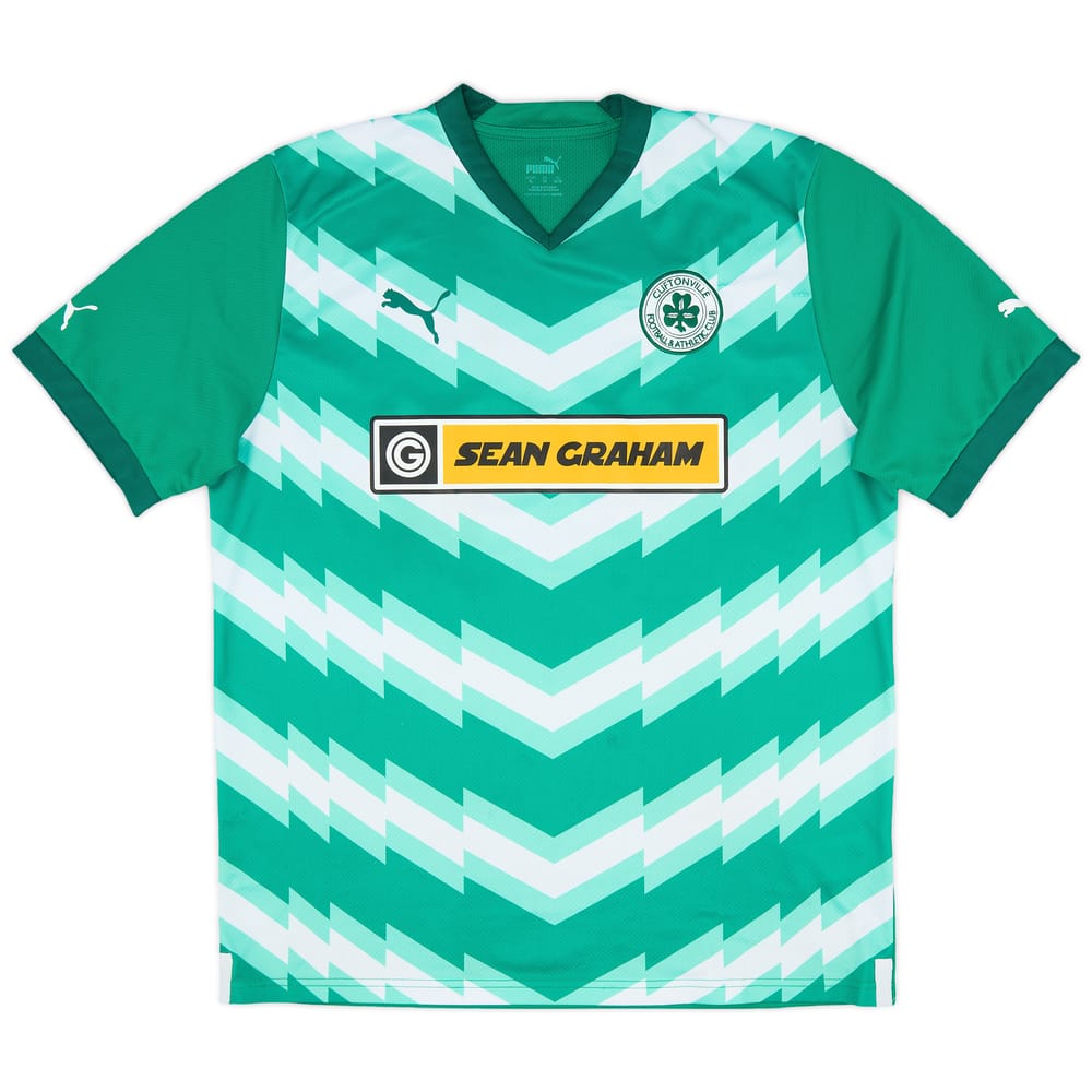 2023-24 Cliftonville Away Shirt - 8/10 - (XL)