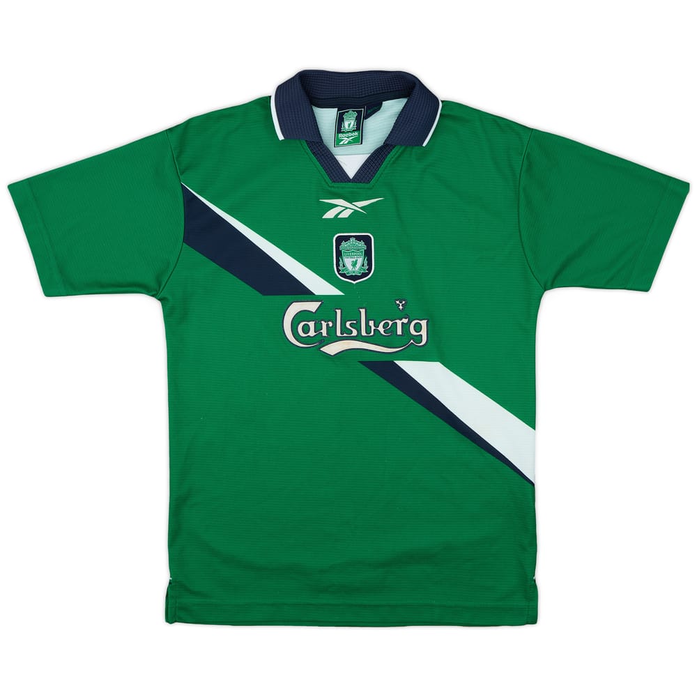 1999-00 Liverpool Away Shirt - 8/10 - (M.Boys)