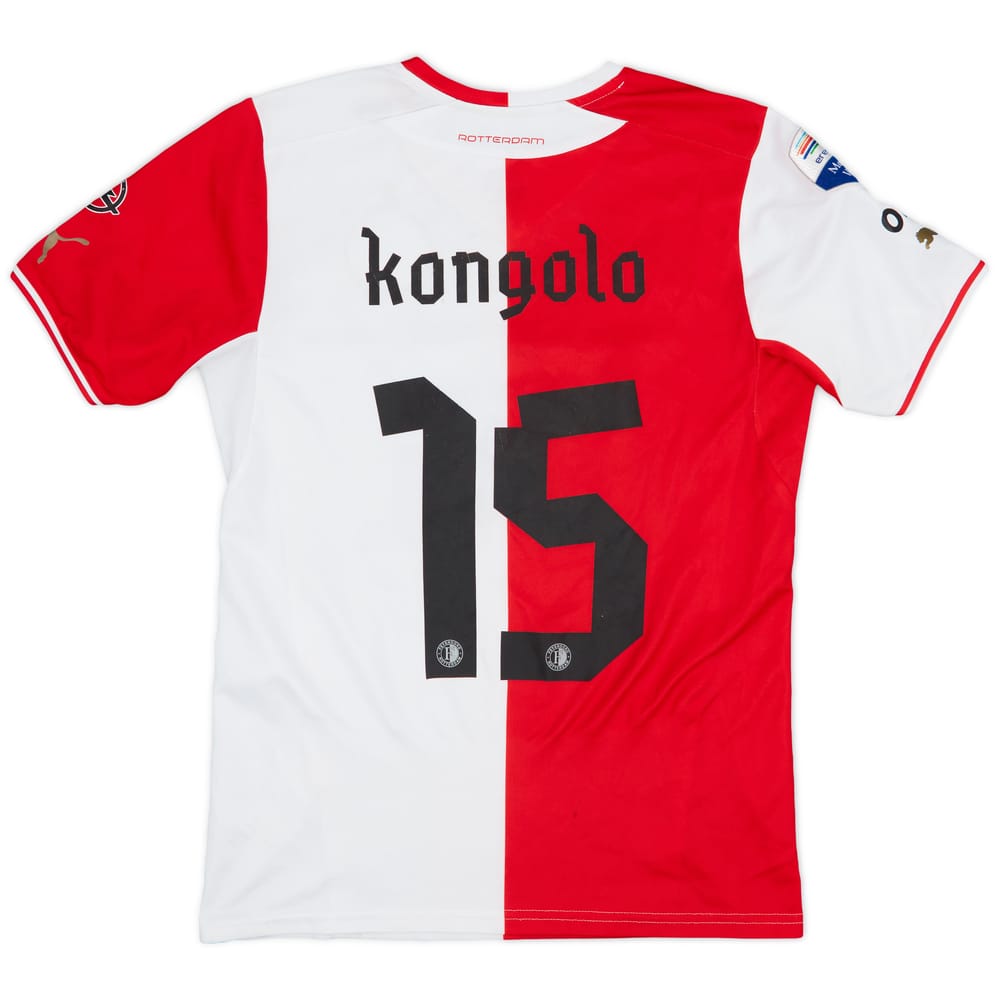 2013-14 Feyenoord Home Shirt Kongolo #15 - 4/10 - (M)