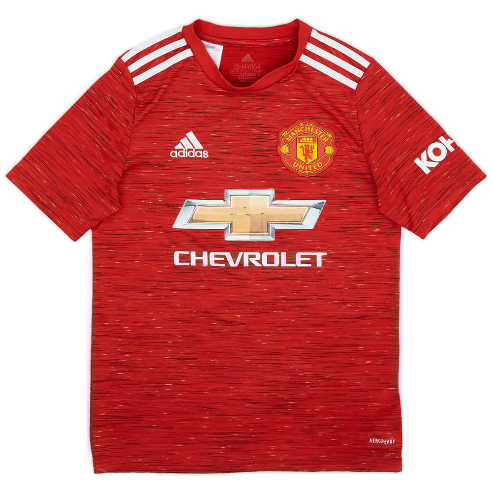 2020-21 Manchester United Home Shirt - 6/10 - (L.Boys)
