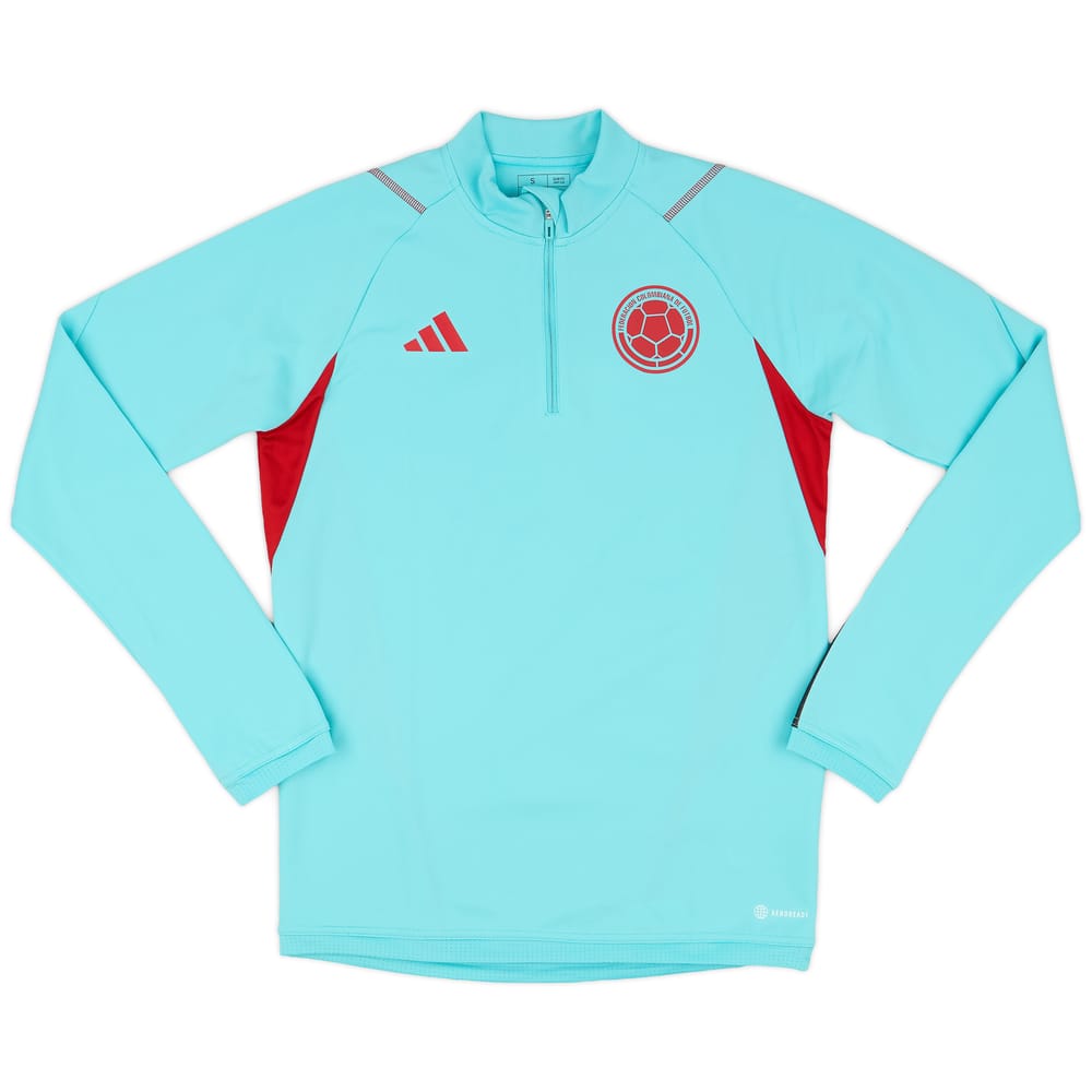 2022-23 Colombia adidas 1/4 Zip Training Top - 9/10 - (S)
