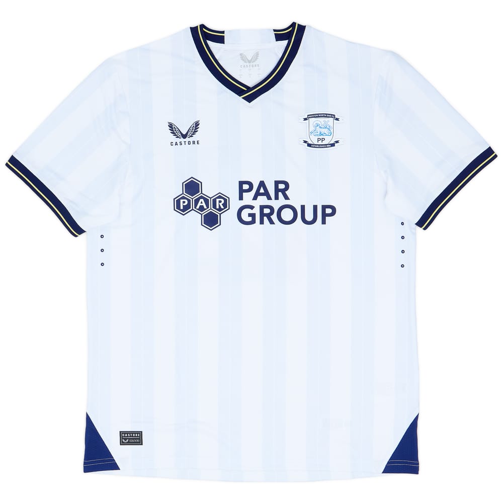 2023-24 Preston North End Match Issue Home Shirt #12