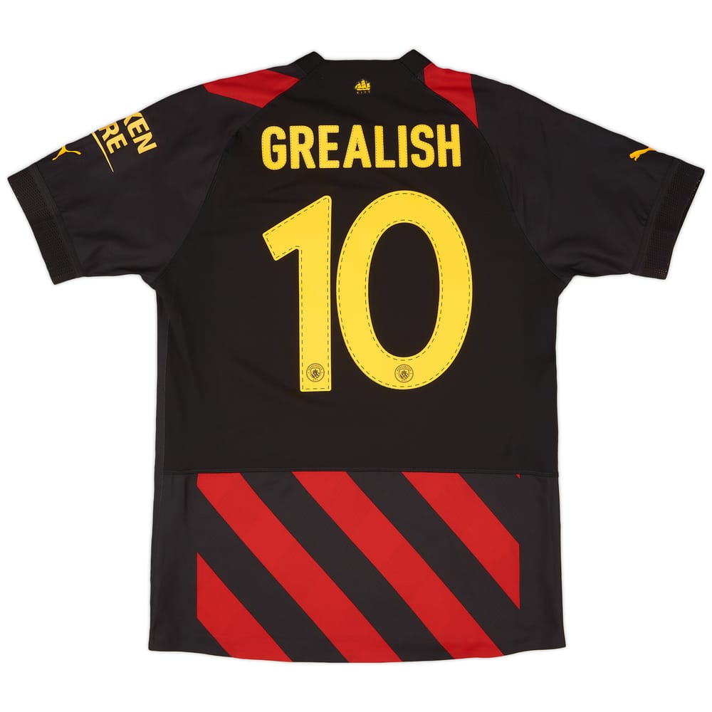 2022-23 Manchester City Player Issue Away European Shirt Grealish #10