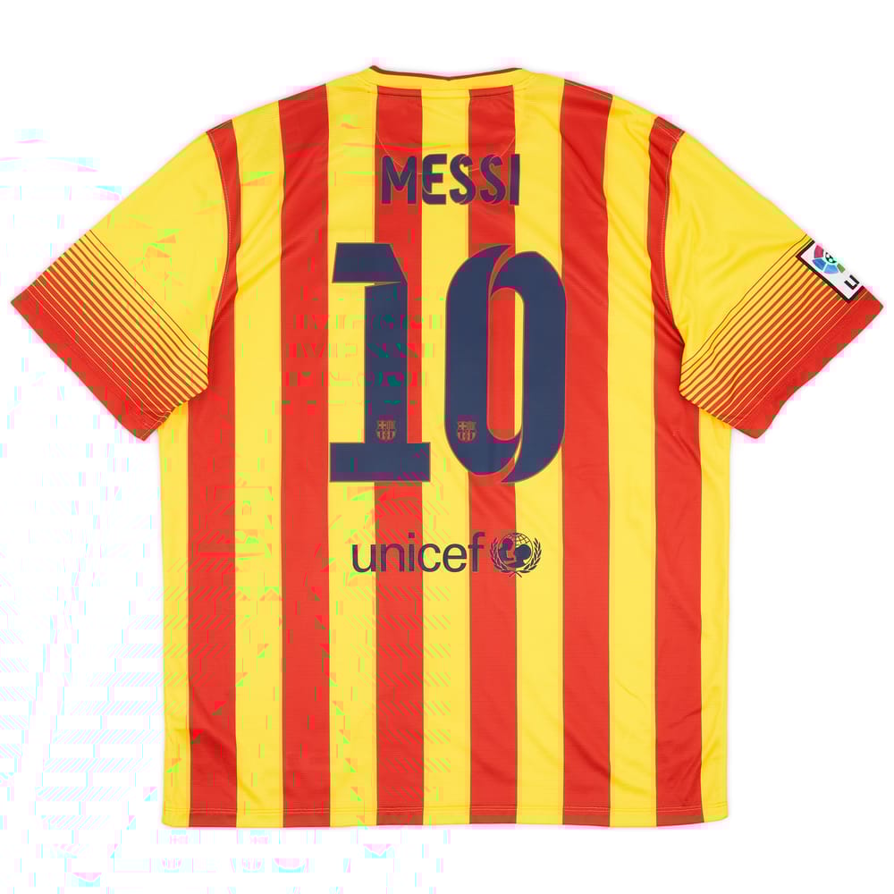 2013-15 Barcelona Away Shirt Messi #10 (XL)
