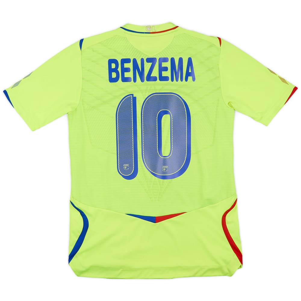 2008-09 Lyon European Shirt Benzema #10 - 5/10 - (S)