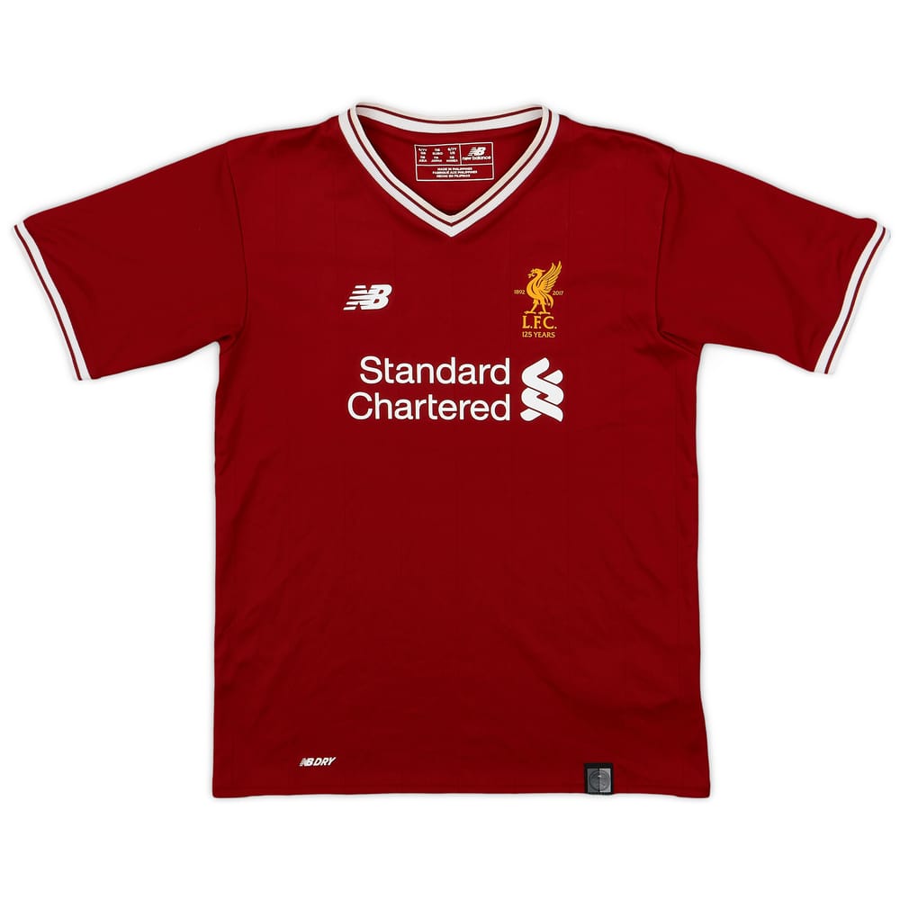 2017-18 Liverpool 125 Years Home Shirt - 7/10 - (6-7 Years)