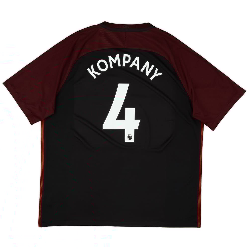 2016-17 Manchester City Away Shirt Kompany #4 - 8/10 - (XXL)