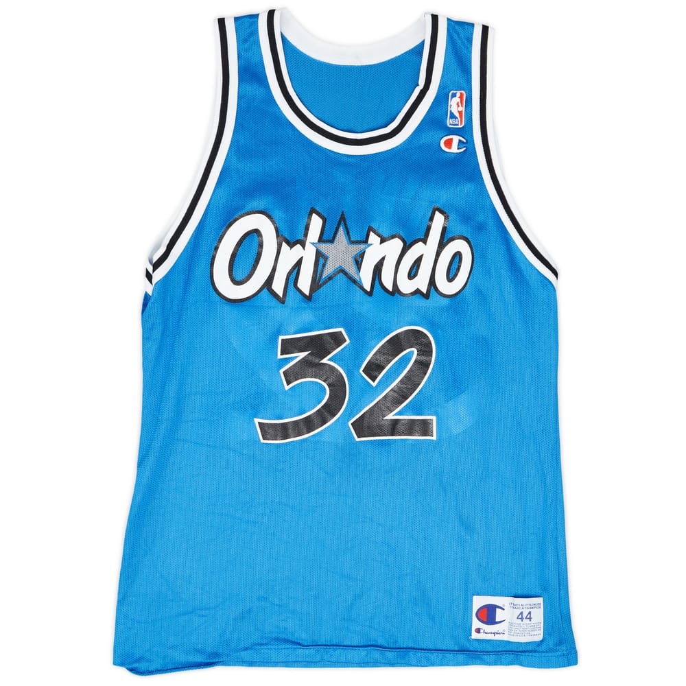 1995-96 Orlando Magic O'Neal #32 Champion Away Jersey - 8/10 - (L)