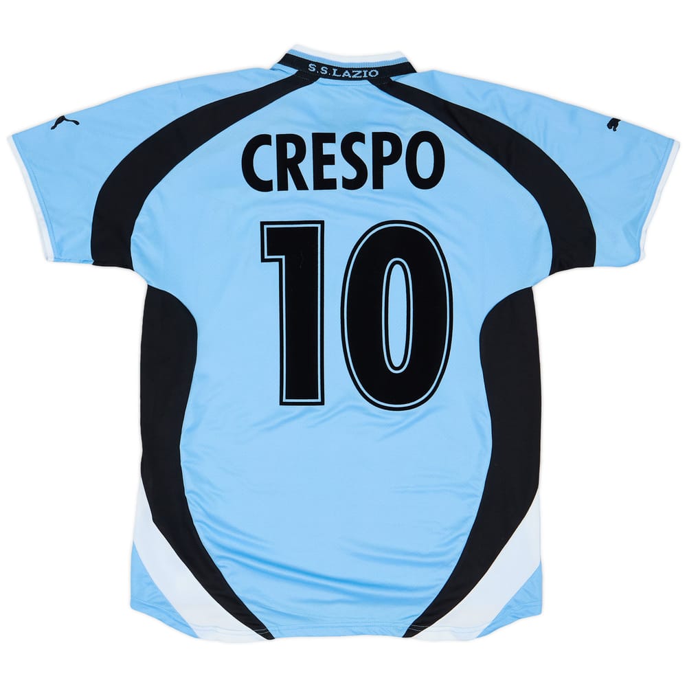 2000-01 Lazio Home Shirt Crespo #10 - 7/10 - (S)