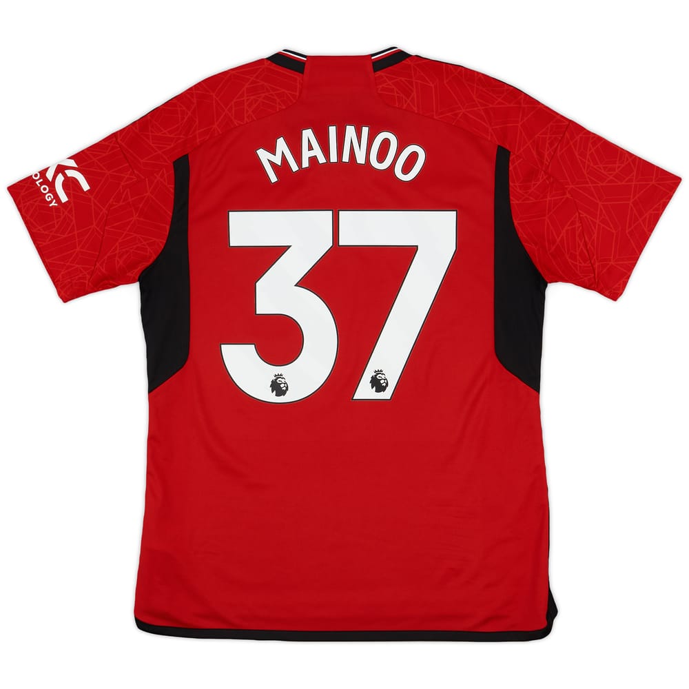 2023-24 Manchester United Home Shirt Mainoo #37 - 10/10 - (L)