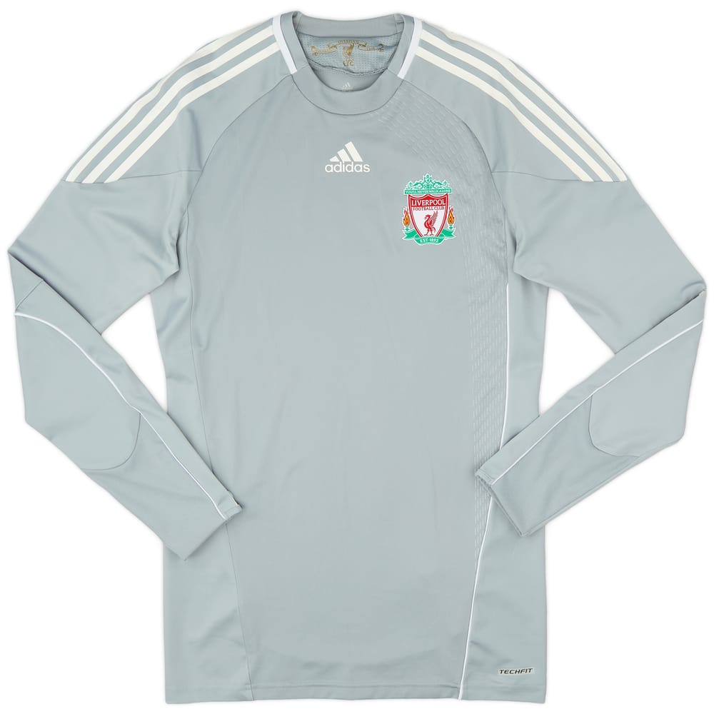 2010-12 Liverpool Player Issue TechFit GK Shirt - 9/10 - (L)