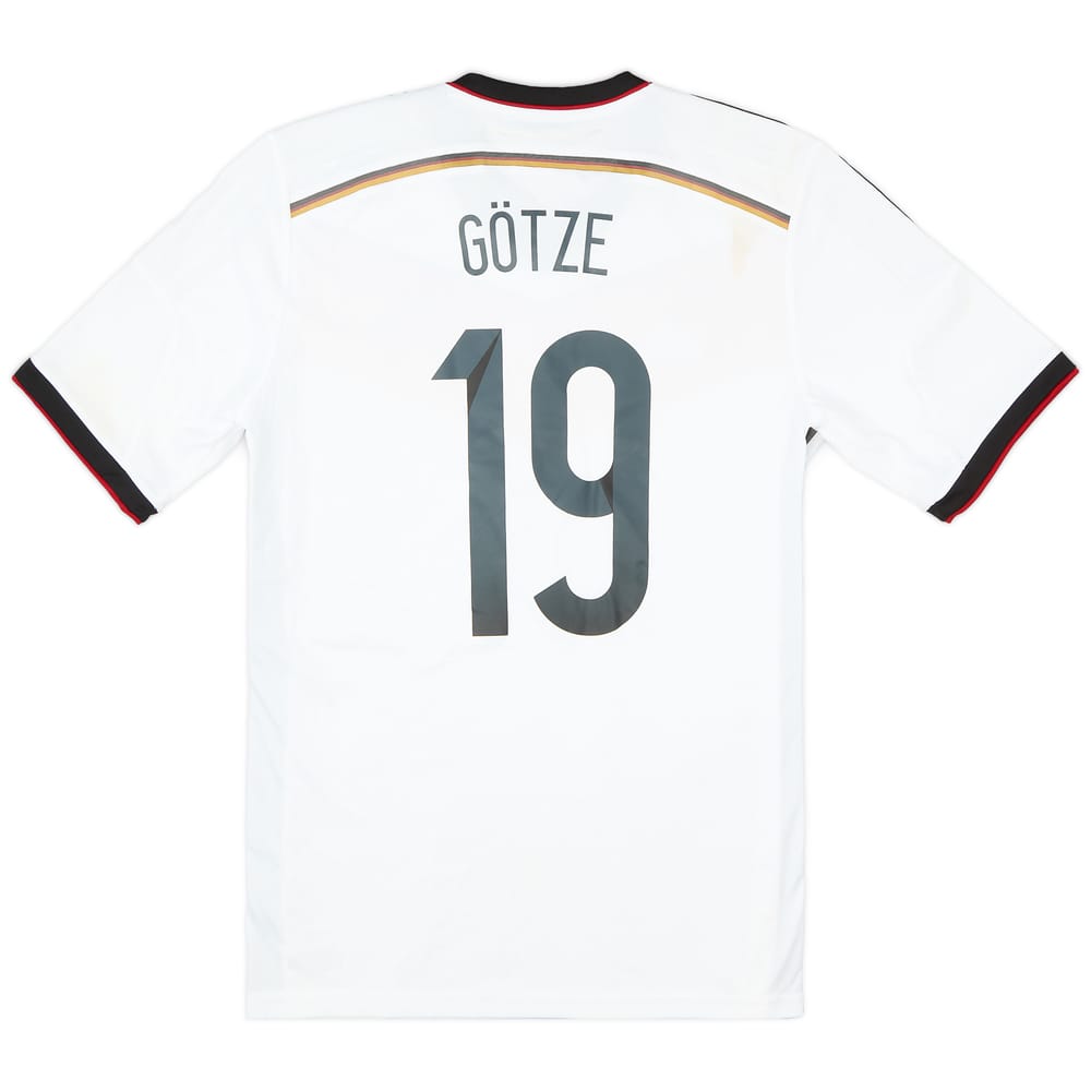 2014-15 Germany Home Shirt Gotze #19 - 5/10 - (M)