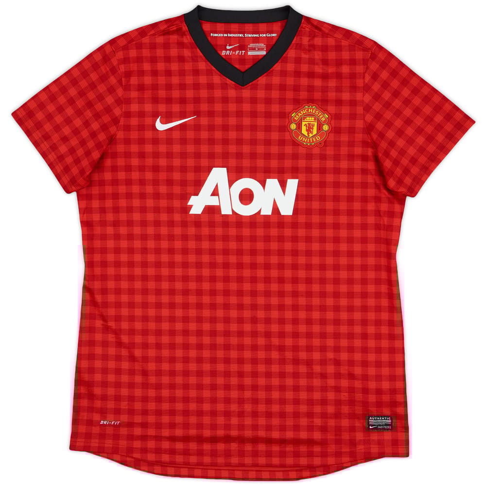 2012-13 Manchester United Home Shirt - 8/10 - (Women's L)