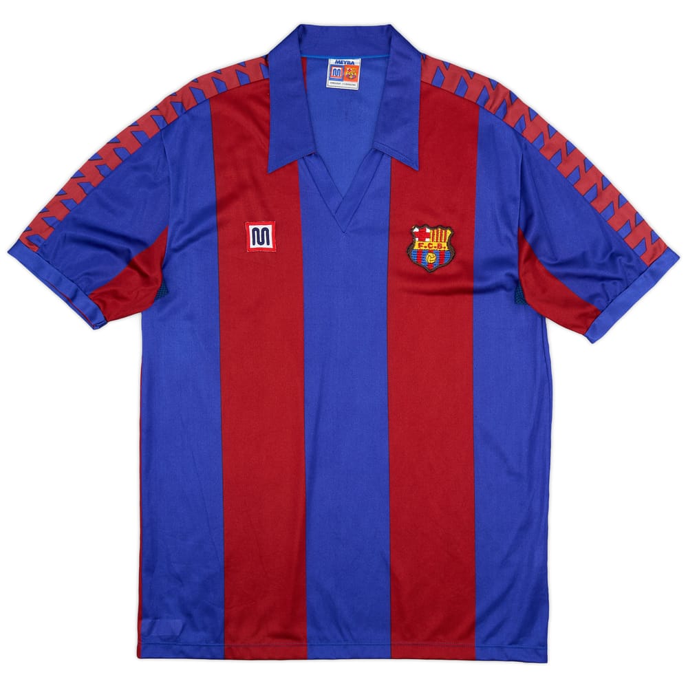 1984-89 Barcelona Home Shirt - 10/10 - (XL)