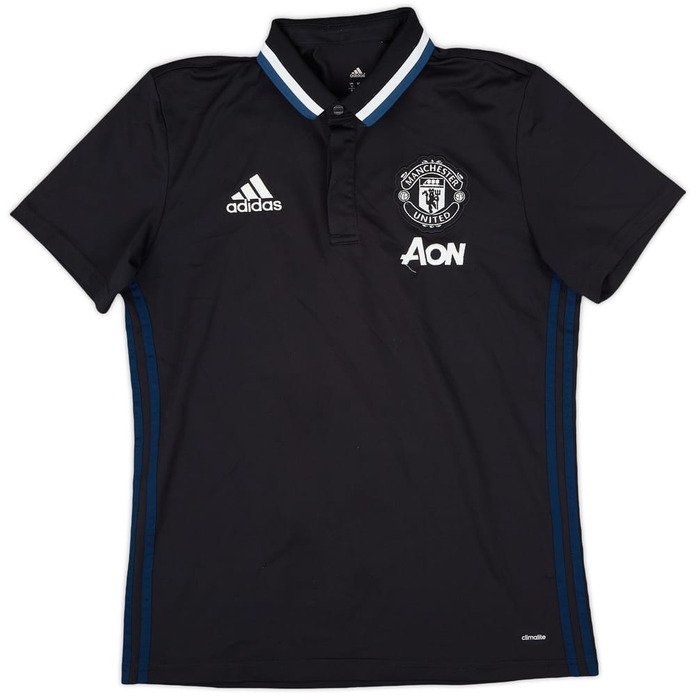 2016-17 Manchester United adidas Polo Shirt - 9/10 - (M)