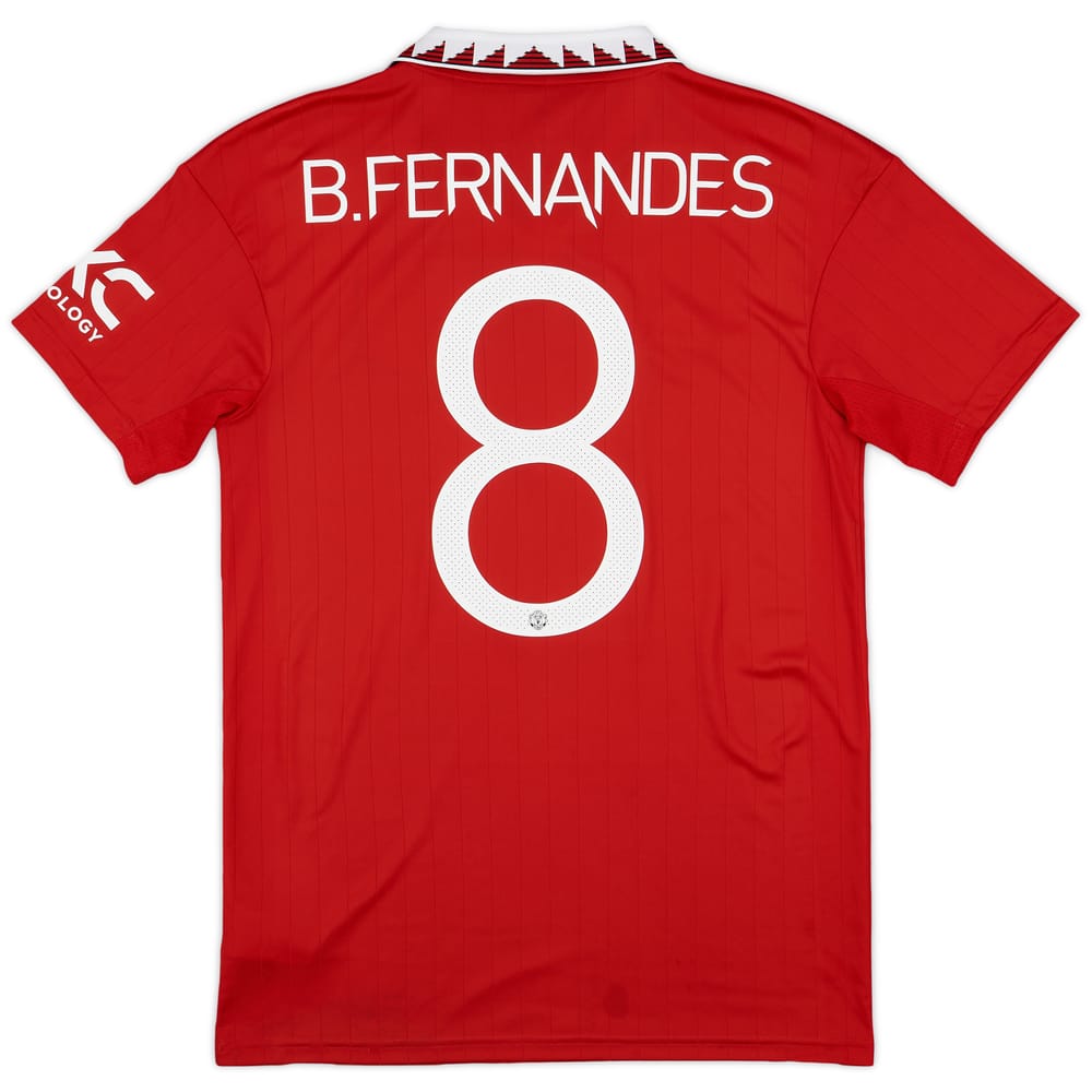2022-23 Manchester United Home Shirt B.Fernandes #8 - 7/10 - (S)