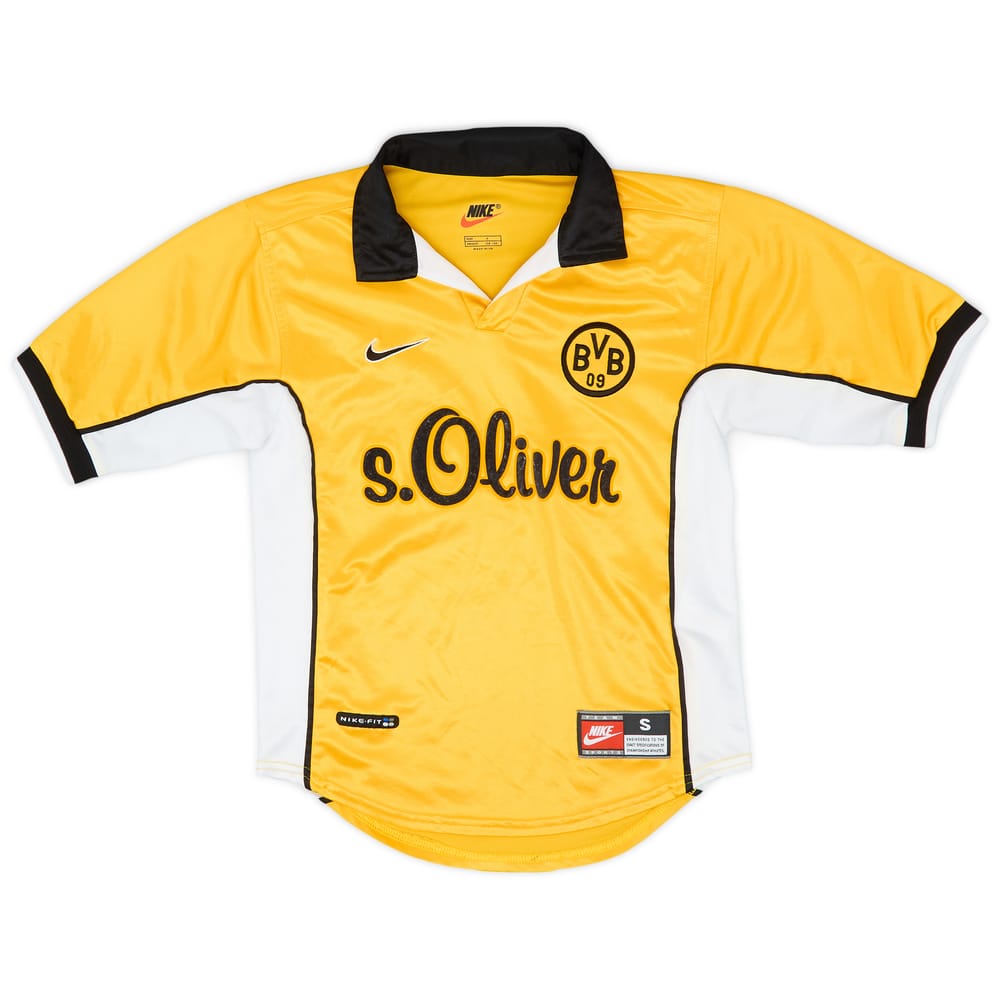 1998-00 Borussia Dortmund Home Shirt - 7/10 - (S.Boys)