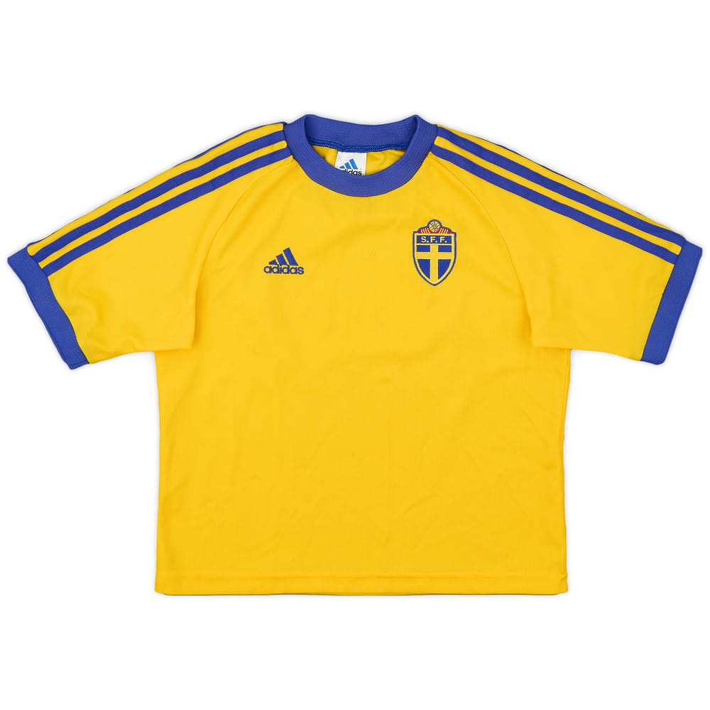 2002-03 Sweden Home Shirt - 5/10 - (S.Boys)