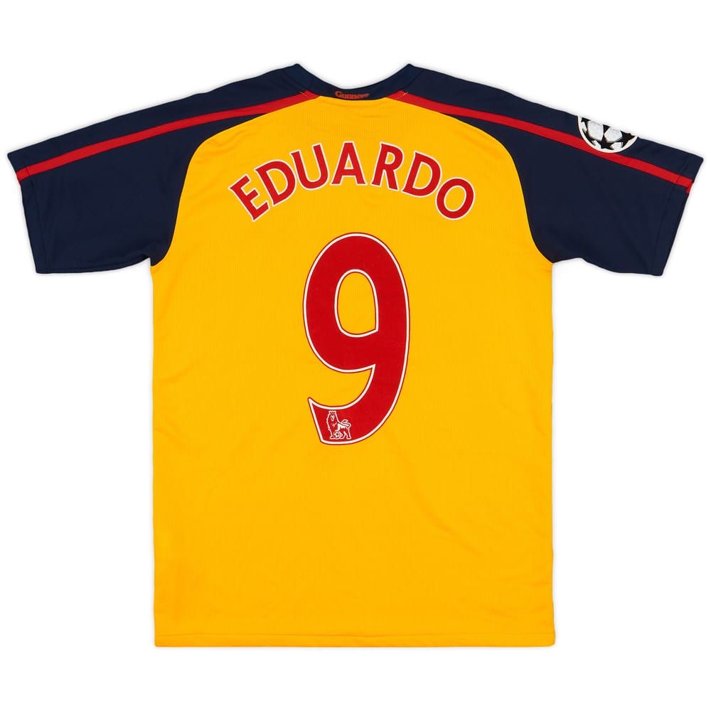 2008-09 Arsenal Away Shirt Eduardo #9 - 8/10 - (XL.Boys)