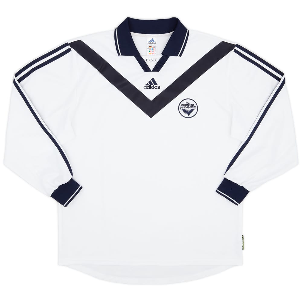2000-01 Bordeaux Player Issue Away L/S Shirt - 9/10 - (L)