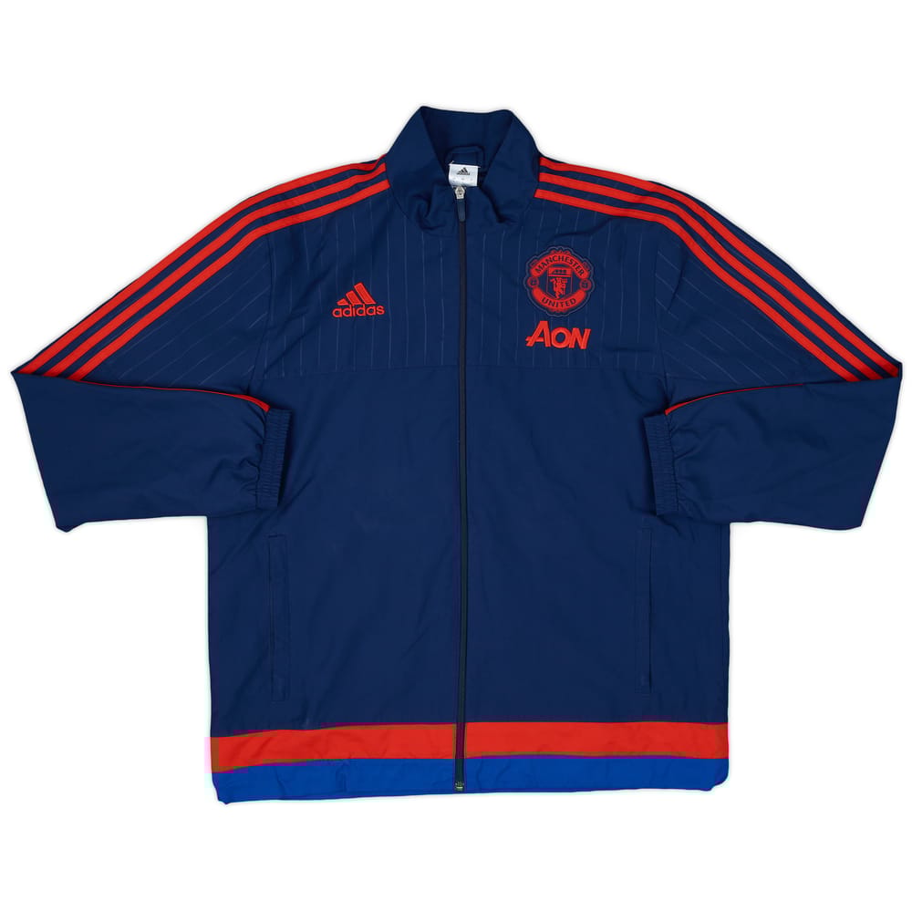 2015-16 Manchester United adidas Track Jacket - 8/10 - (L)