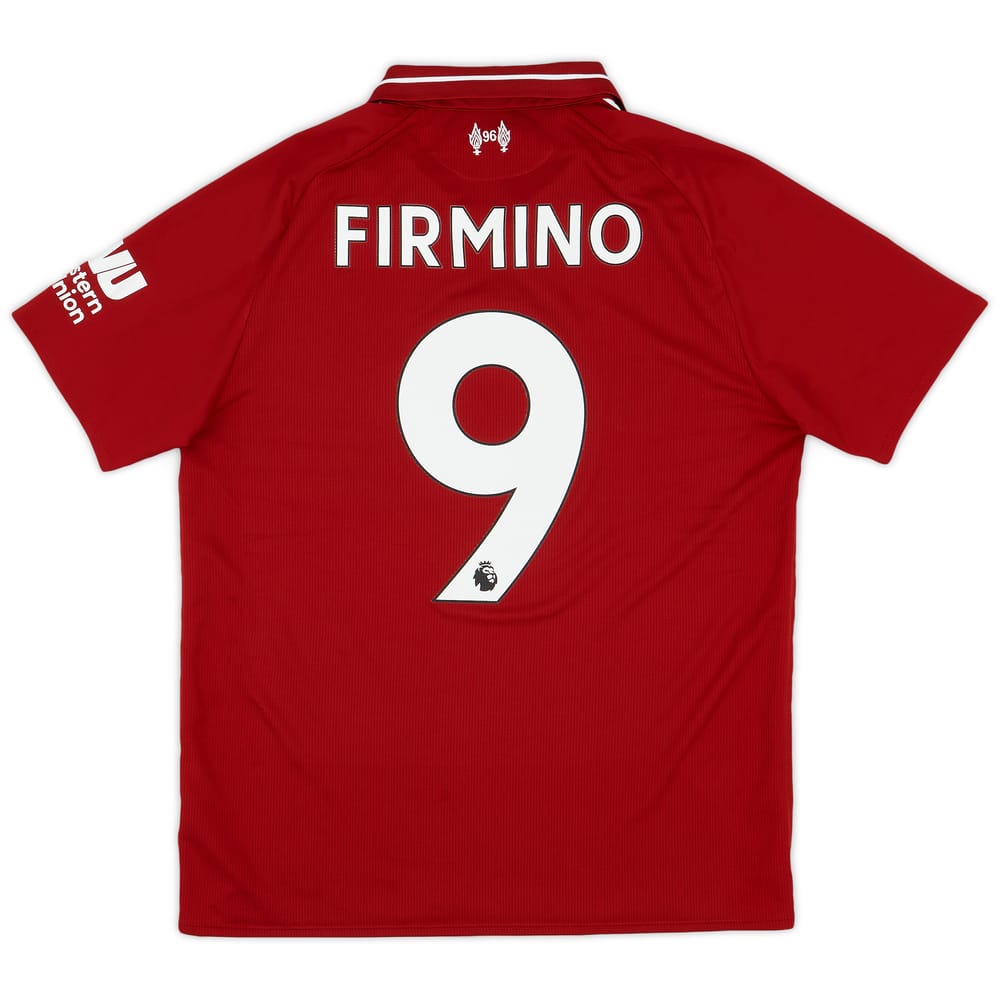 2018-19 Liverpool Home Shirt Firmino #9 - 8/10 - (S)