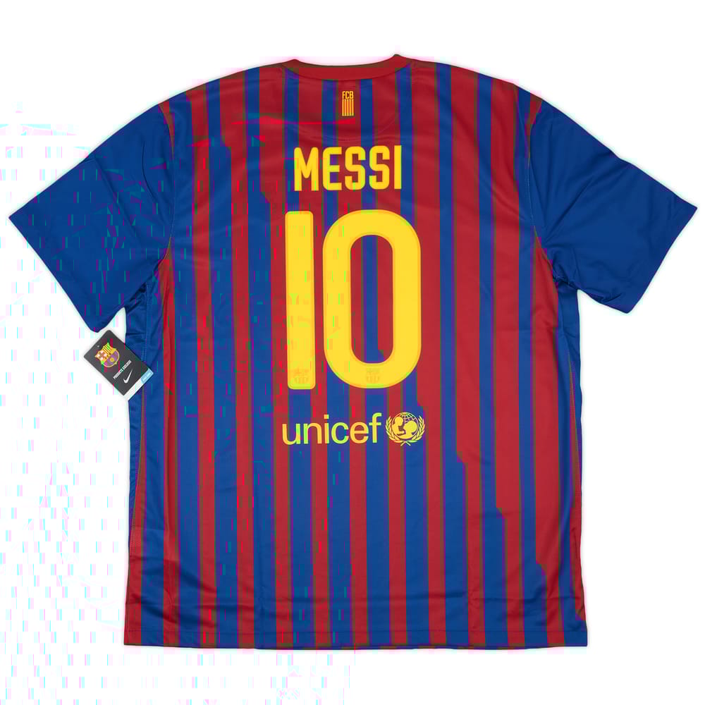 2011-12 Barcelona Home Shirt Messi #10 (XXL)