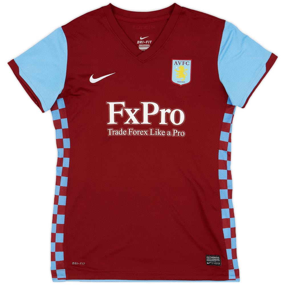 2010-11 Aston Villa Home Shirt - 5/10 - (Women's M)