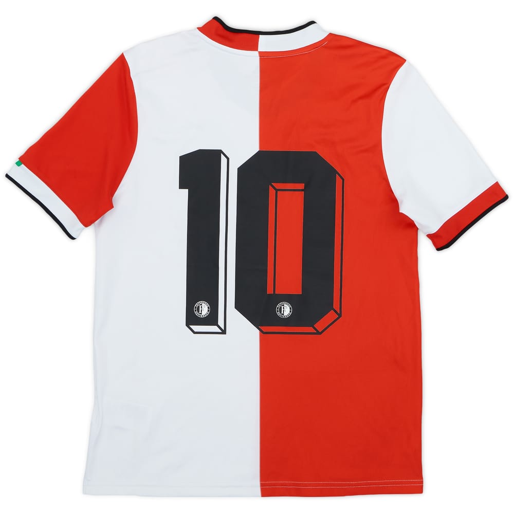 2021-22 Feyenoord Home Shirt #10 - 8/10 - (L.Boys)