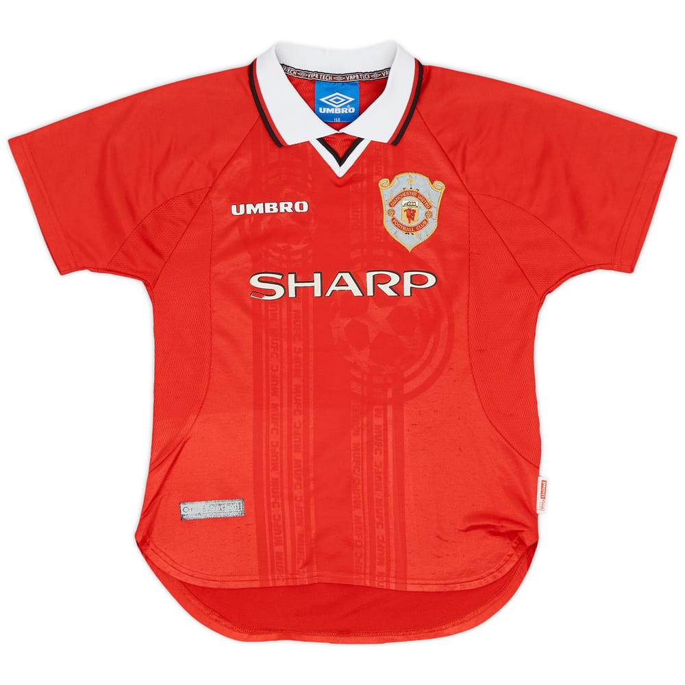 1997-00 Manchester United CL Shirt - 6/10 - (L.Boys)