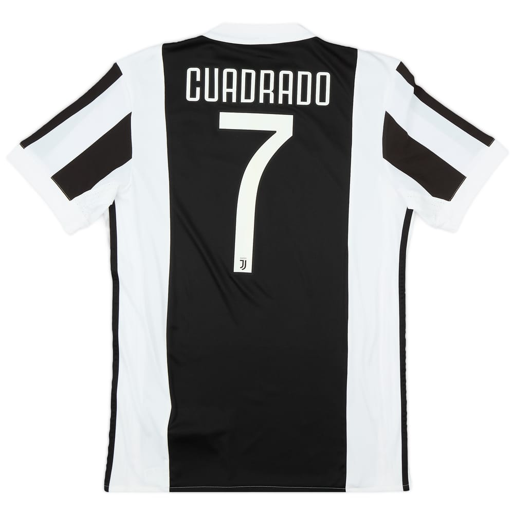 2017-18 Juventus Home Shirt Cuadrado #7 - 6/10 - (S)